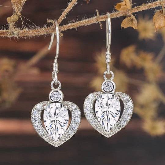 Sterling Silver Eternal Love Drop Earrings - Allure
